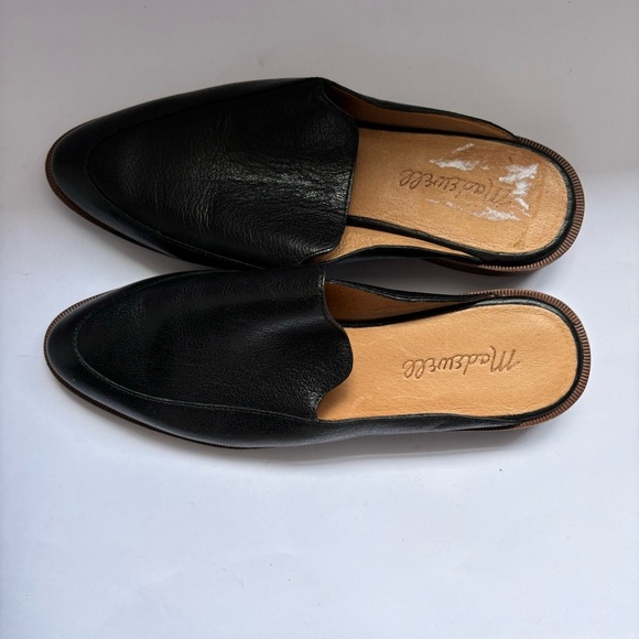 Madewell The Frances Loafer Mule in Leather Sz